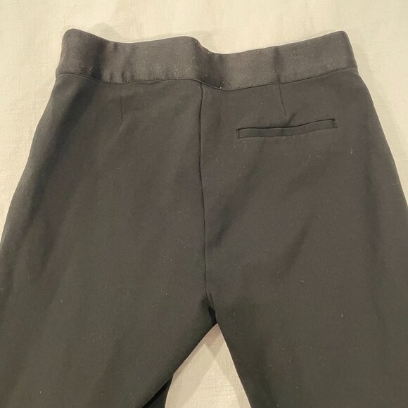 Everlane Black Slim Trouser Leggings with Side Zipper - Picture 8 of 11